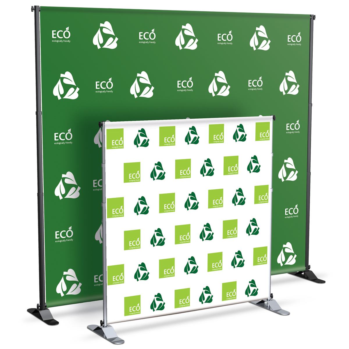Step & Repeat Recycling Banners