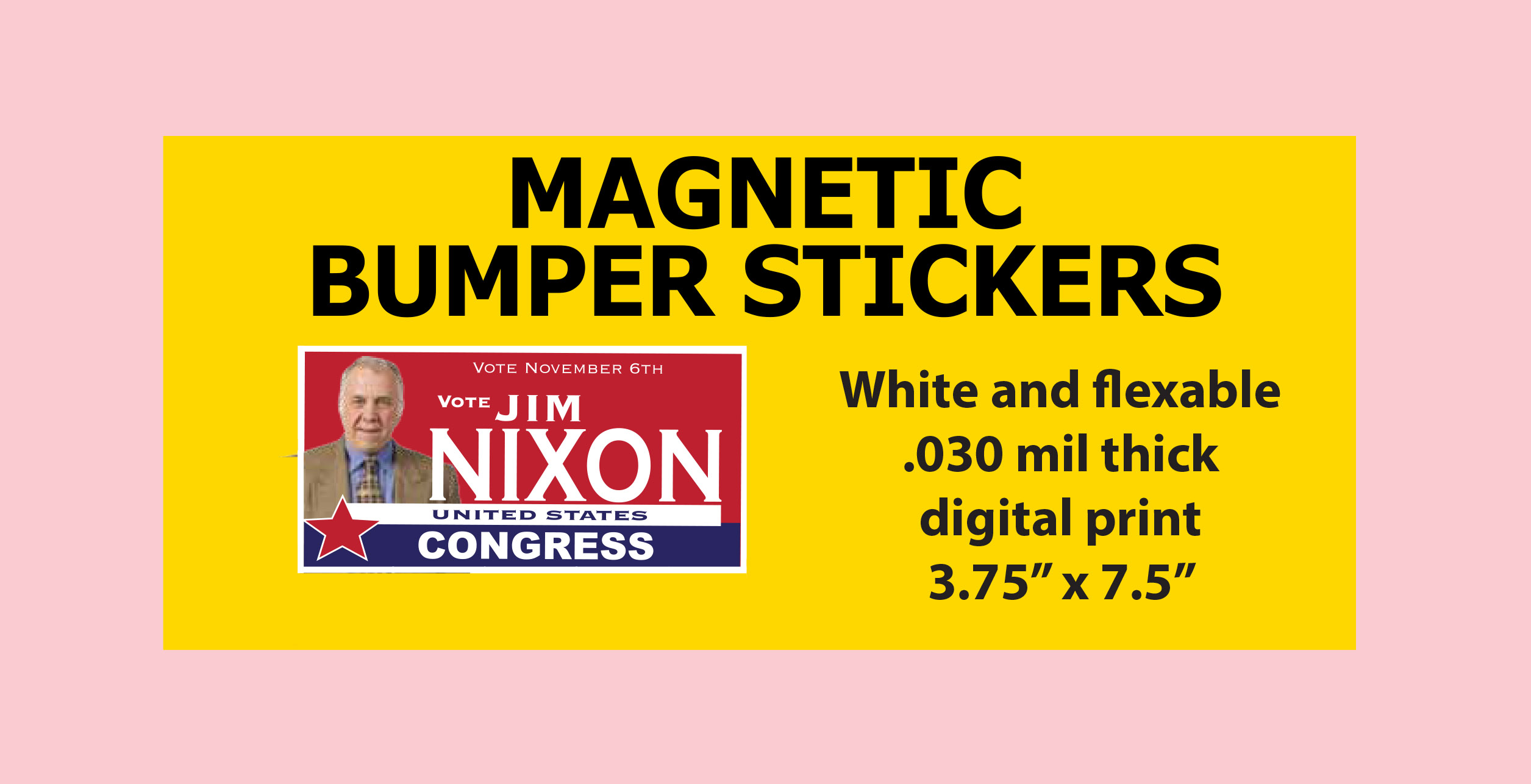 Magnetic Bumper Stickers