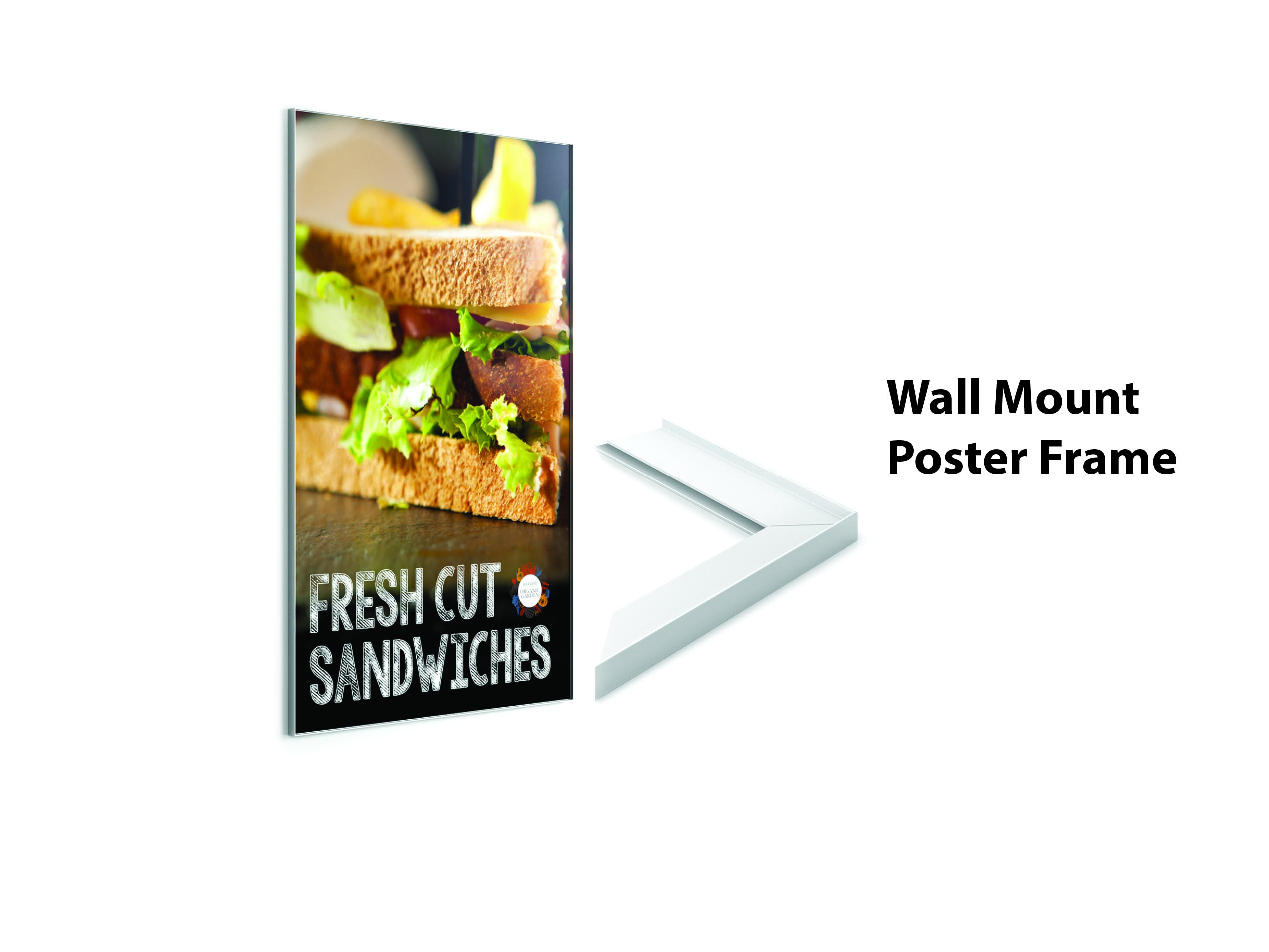 Wall Mounted Frame Poster holder 2